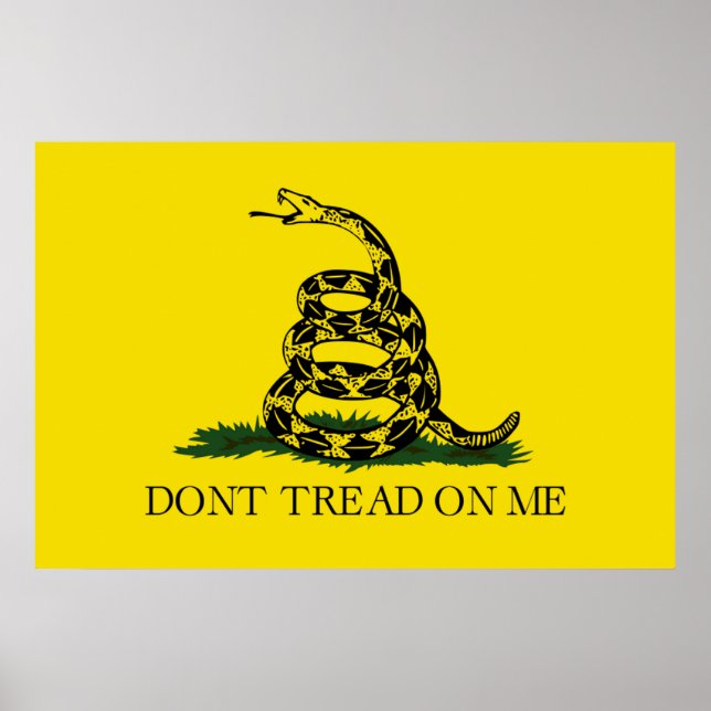 Poster Não me pise, a bandeira dos Gadsden (Frente)
