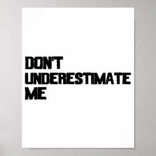 Poster Não Me Subestime
