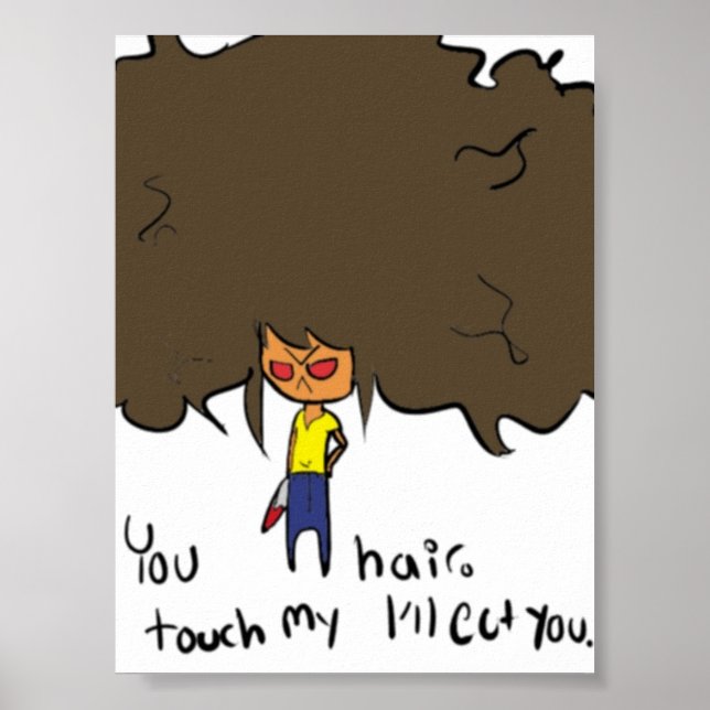 Póster Não me toque (Frente)