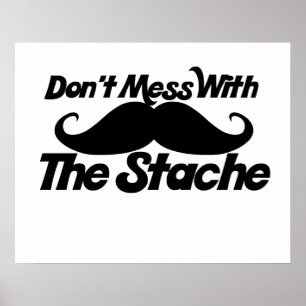Póster Não mexa com o bigode