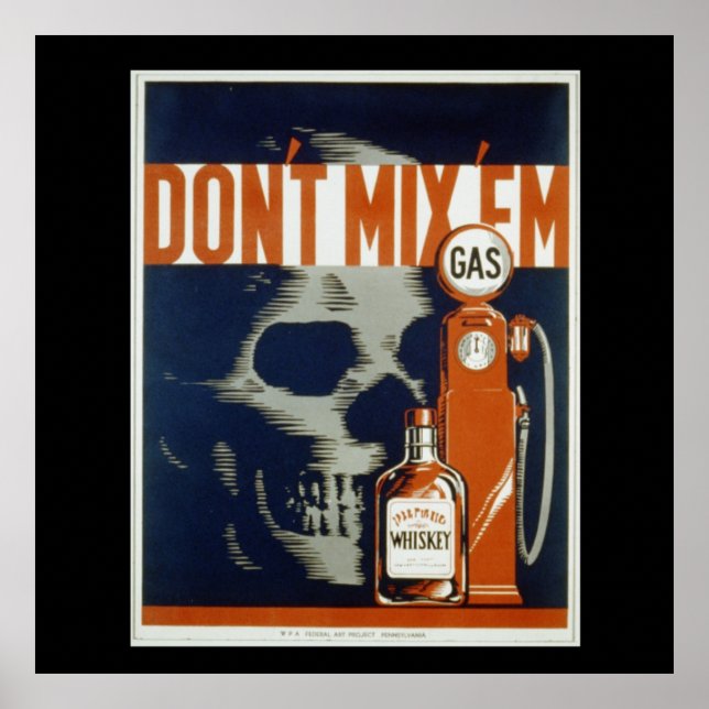 Poster Não Misture-os. (Frente)