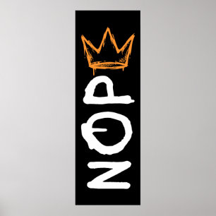 Poster Não Não Reis América Democracia Anti-Trump I