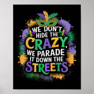 Poster Não nos escondemos, desligamos na rua M