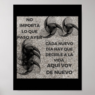 Poster Não O Que Aconteceu Ontem A Cada Novo Dia