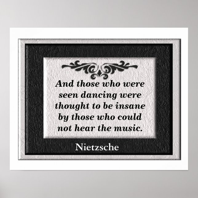 Póster Não ouvir música (Frente)