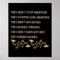 Não pararam o aborto, pararam com a mulher feminis
