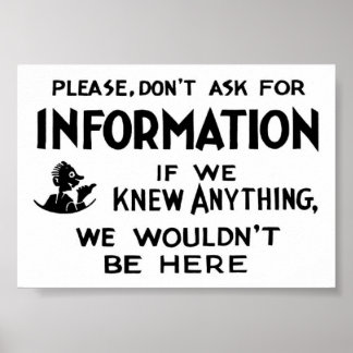 Póster Não pergunte...