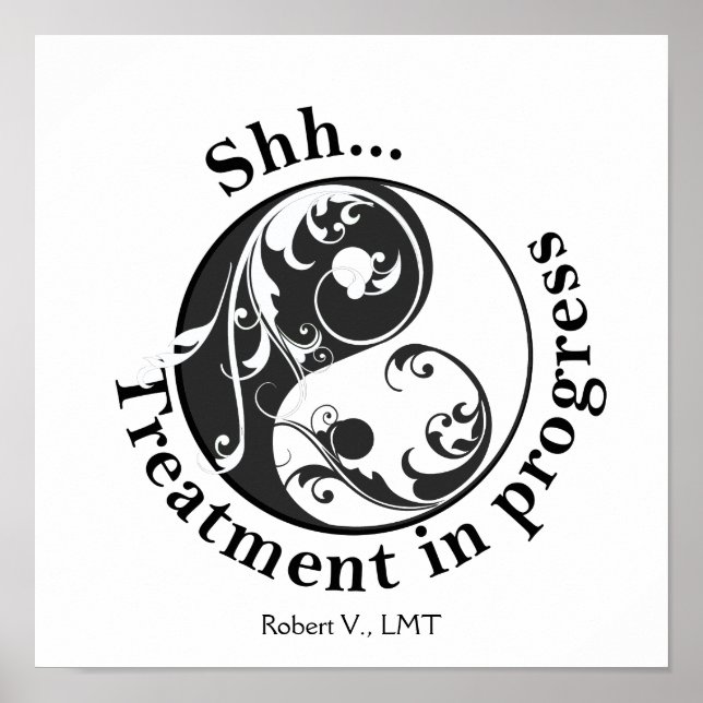 Póster Não perturbar o sinal da porta (Frente)