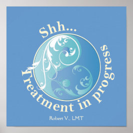 Póster Não perturbar o sinal da porta