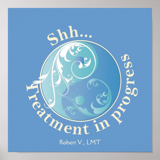 Póster Não perturbar o sinal da porta (Frente)