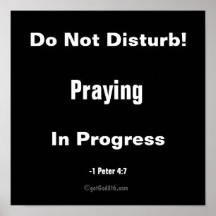 Póster Não perturbe gotGod316.com