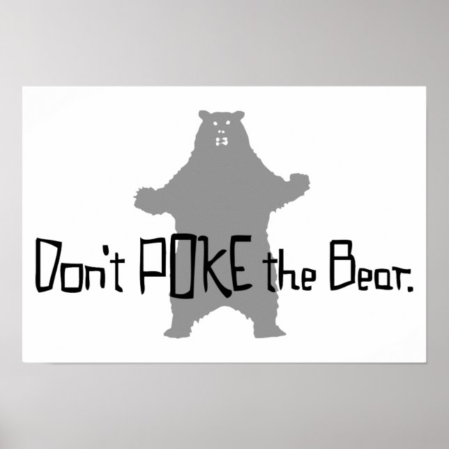 Póster Não pise no URSO (Frente)