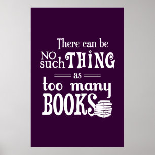 Poster Não Pode Haver Tantos Livros