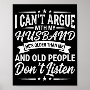 Poster Não Posso Discutir Com Meu Marido Ele É Mais Velho