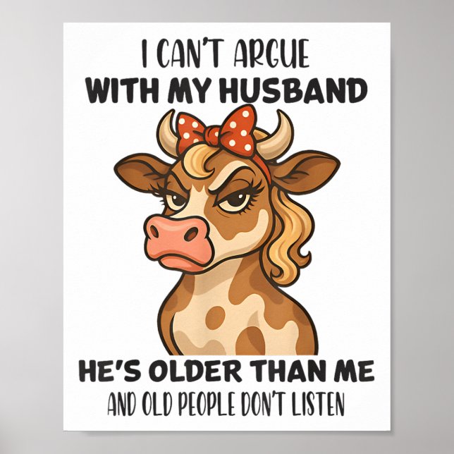 Poster Não posso falar com meu marido, esposa C de marido (Frente)
