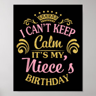 Poster Não posso ficar calmo É o aniversário da minha sob