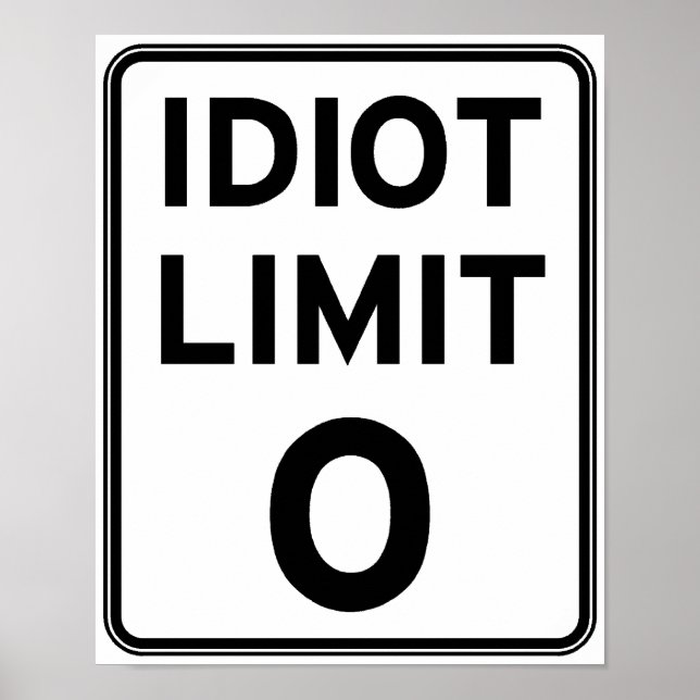 Poster Não posso lidar com mais idiotas (Frente)