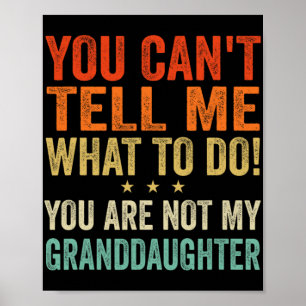 Poster Não Posso Me Dizer O Que Você Não É Minha Avó