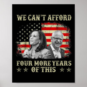 Poster Não posso pagar mais quatro anos desta eleição Tim