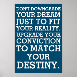 Poster Não reduza o seu sonho