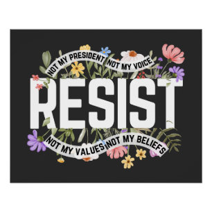 Póster Não Resistir A Que O Meu Presidente Antispine As M