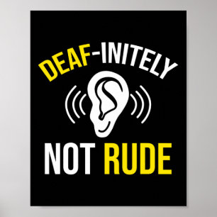Poster Não Rude