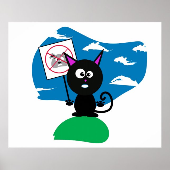 Póster Não São Permitidos Cães (Frente)