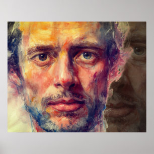 Poster Não Se Esconda Atrás de Você. Seja Sua Verdadeira