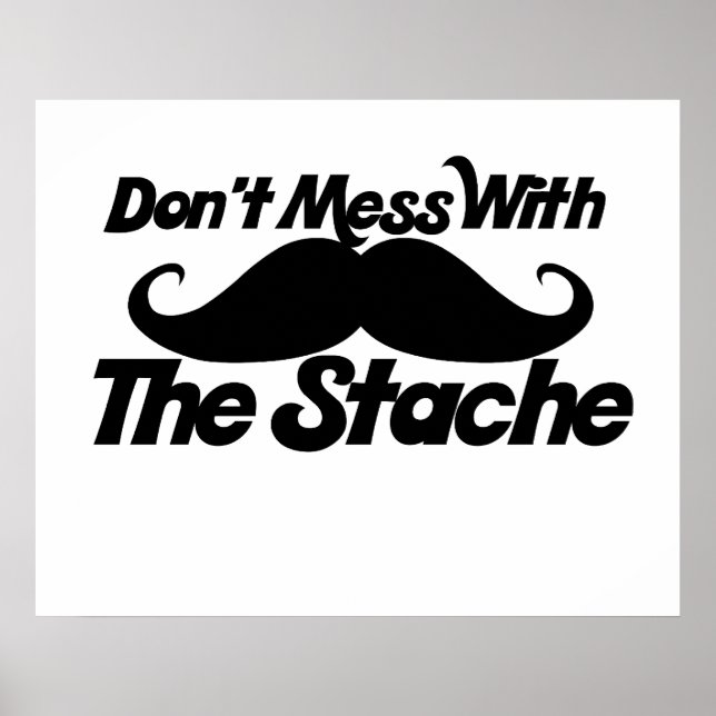 Póster Não se meta com o bigode (Frente)