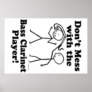 Póster Não se meta com o Clarinet Bass