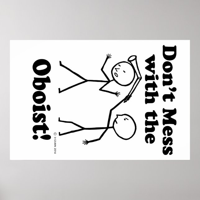 Poster Não se meta com o Oboista (Frente)