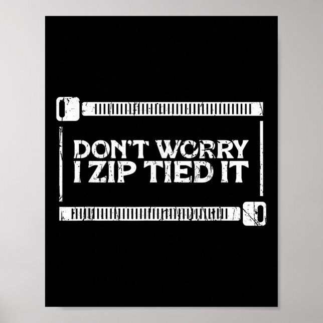 Poster Não se preocupe, eu o amarrei - Cara do carro - Co (Frente)