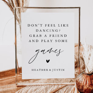 Poster Não se sinta como dançando, toque alguns sinais de