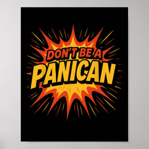 Poster Não Seja Um Panican Trump Tarifa Economia Política