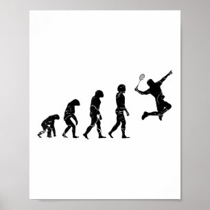 Poster Não Seja Um Picker Badminton Player Shuttle Rack