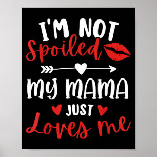 Poster Não Silenciei Minha Mamãe Me Ama Filha Filho Famíl