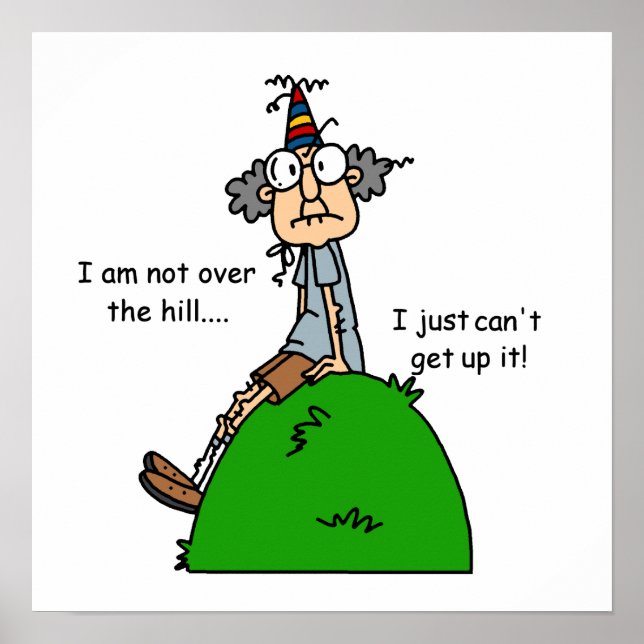 Poster Não sobre o humor do monte (Frente)