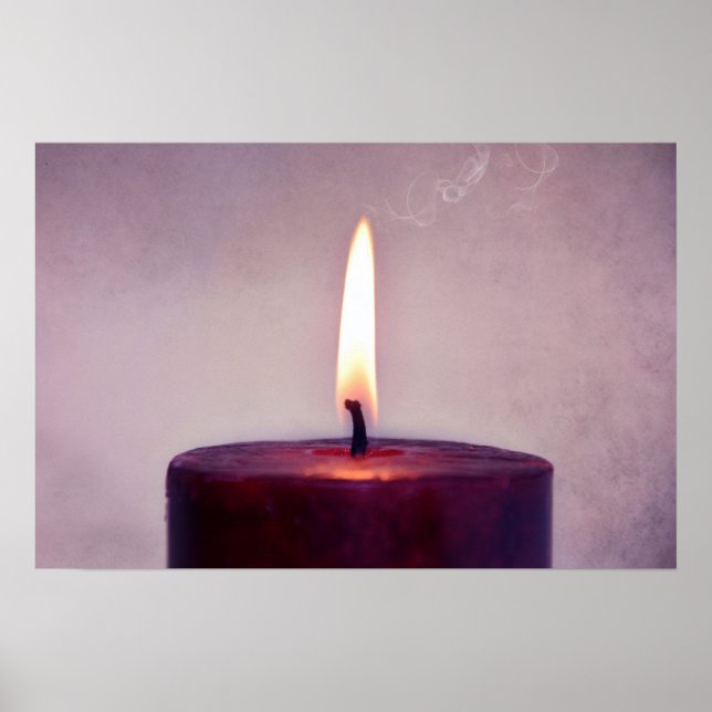 Póster ~Não somos mais do que velas a arder ao vento~ (Frente)