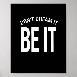 Poster Não Sonhe, é Hoodie