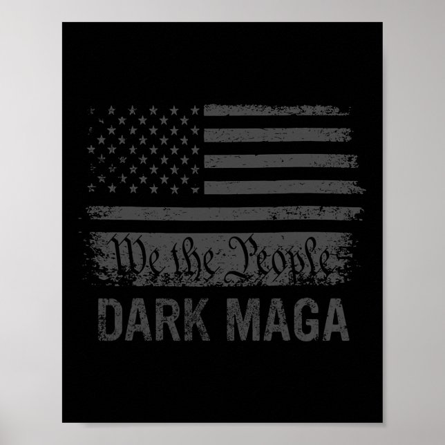 Poster Não sou apenas Mega, sou Dark Mega Pro Trump Take  (Frente)