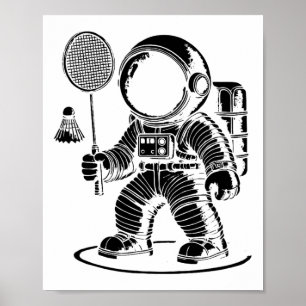 Poster Não Sou Curta, Sou Um Jogador De Badminton Cutado.