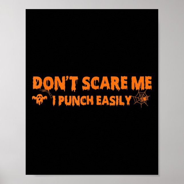 Poster Não sou eu que aperto facilmente Dia de as Bruxas  (Frente)
