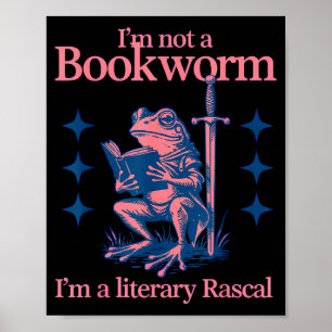 Poster Não sou um rato de biblioteca, sou um sapo malandr