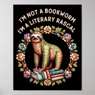 Poster Não sou um rato de biblioteca, sou uma preguiça li