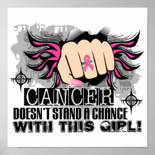 Poster Não suporta um Cancer da mama