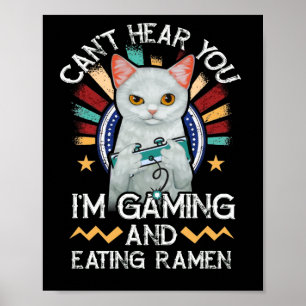 Poster Não te ouço, estou a jogar jogos de jogos, Ramen C
