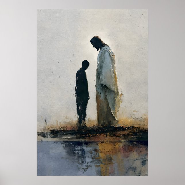 Poster Não Tema Isaías 4110 Arte Cristã Parede Jesus E (Frente)