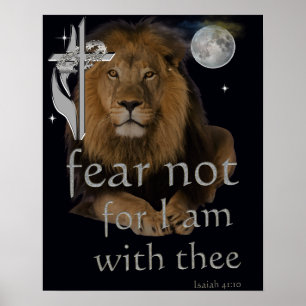 Poster Não temas, pois estou contigo