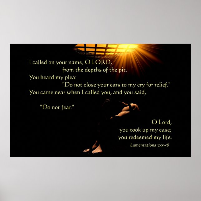 Póster Não tenha medo (Frente)