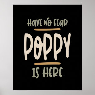Poster Não Tenha Medo Que Poppy Esteja Aqui - Pai e Avô